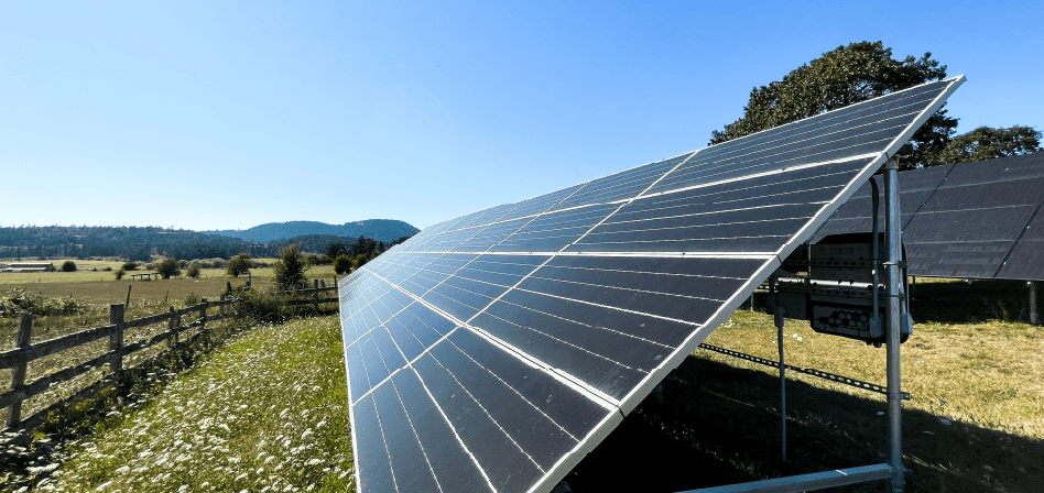 Solar Panels at Red Mill Farm on San Juan Island San Juan Preservation Trust